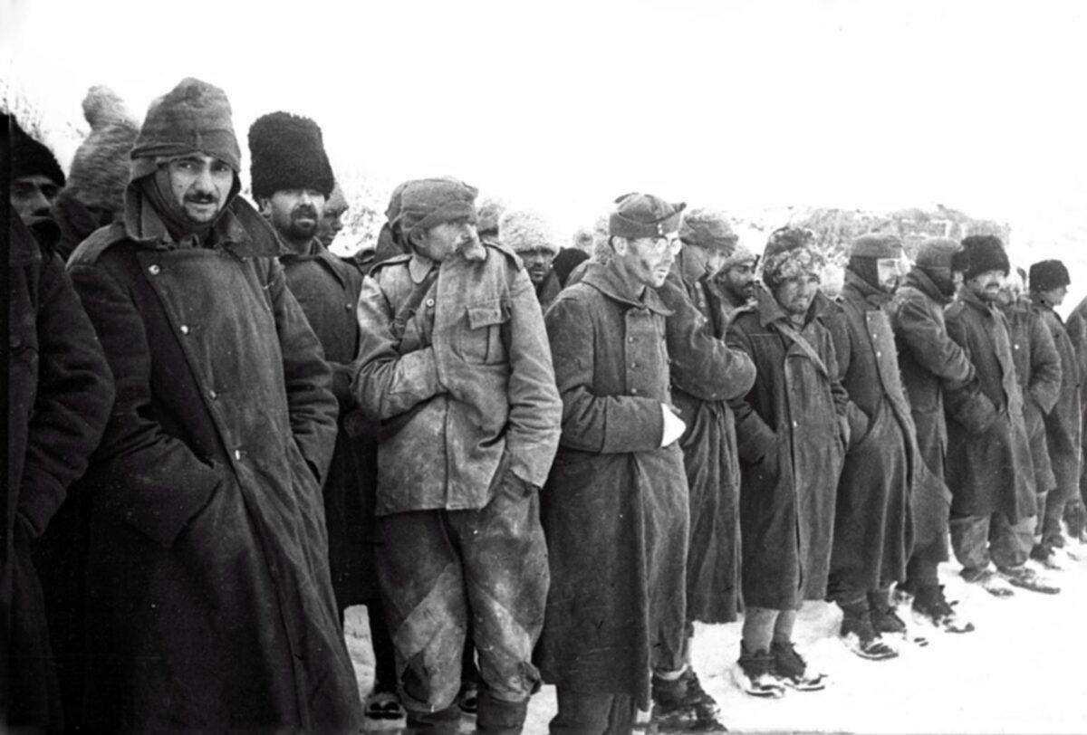 Romanian prisoners of war captured