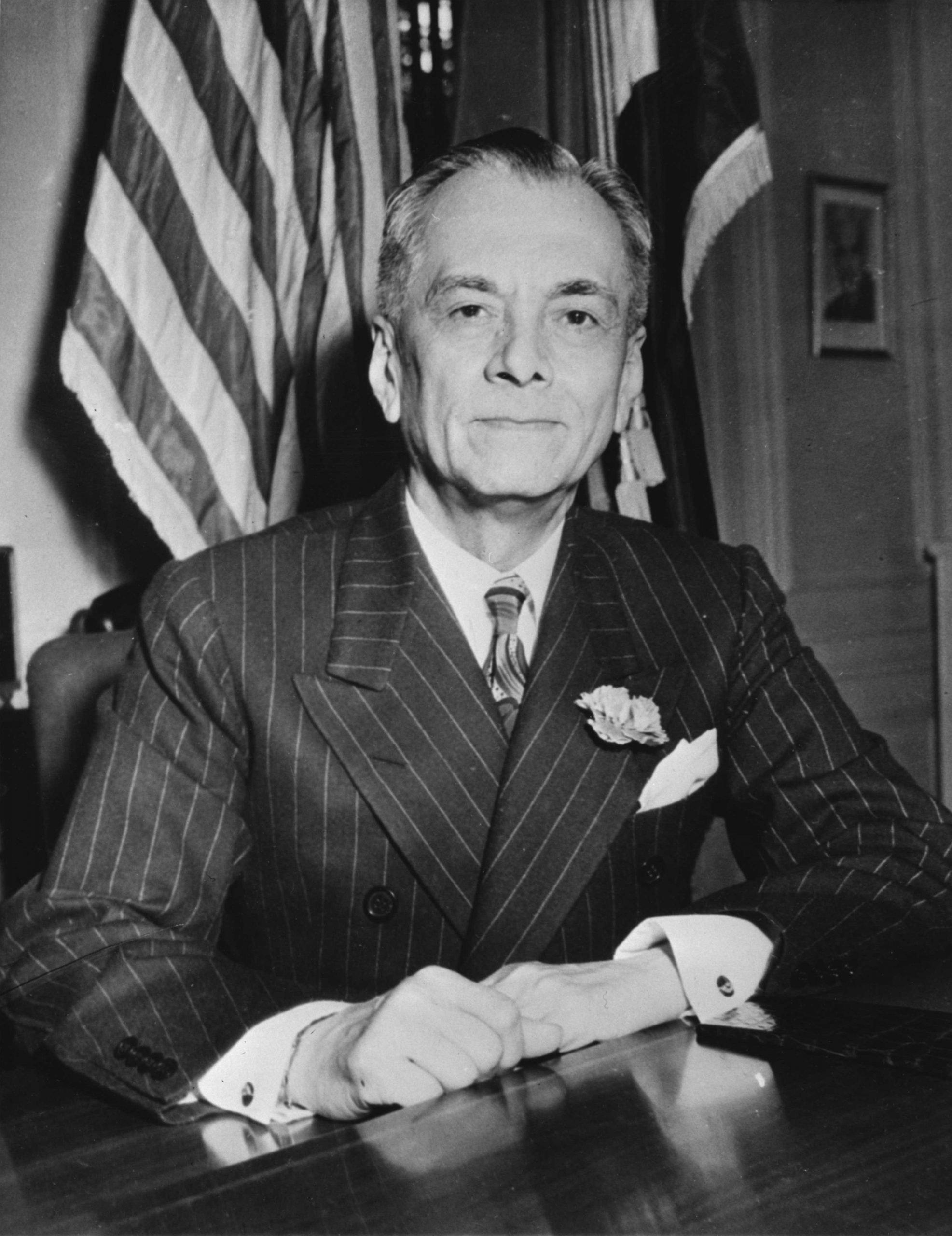 Manuel Quezon, portrait of the President of the Philippines