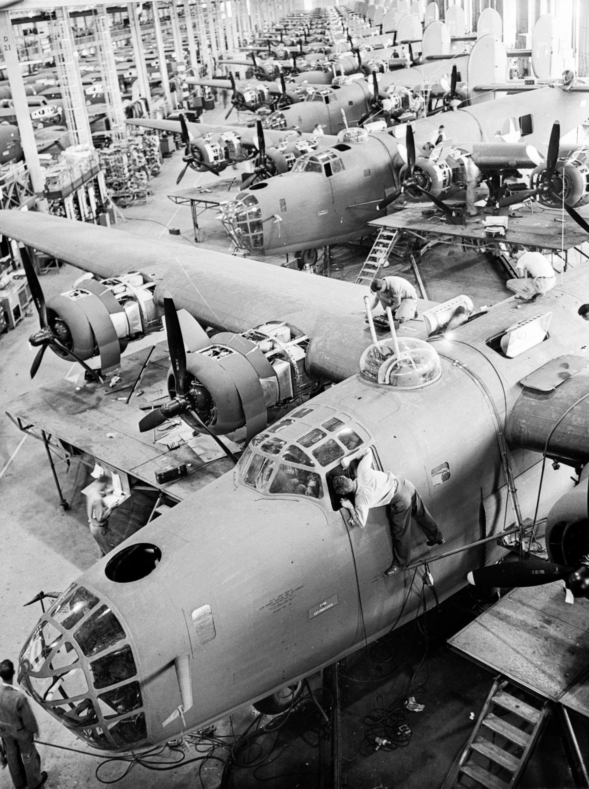 B-24 Liberator bombers