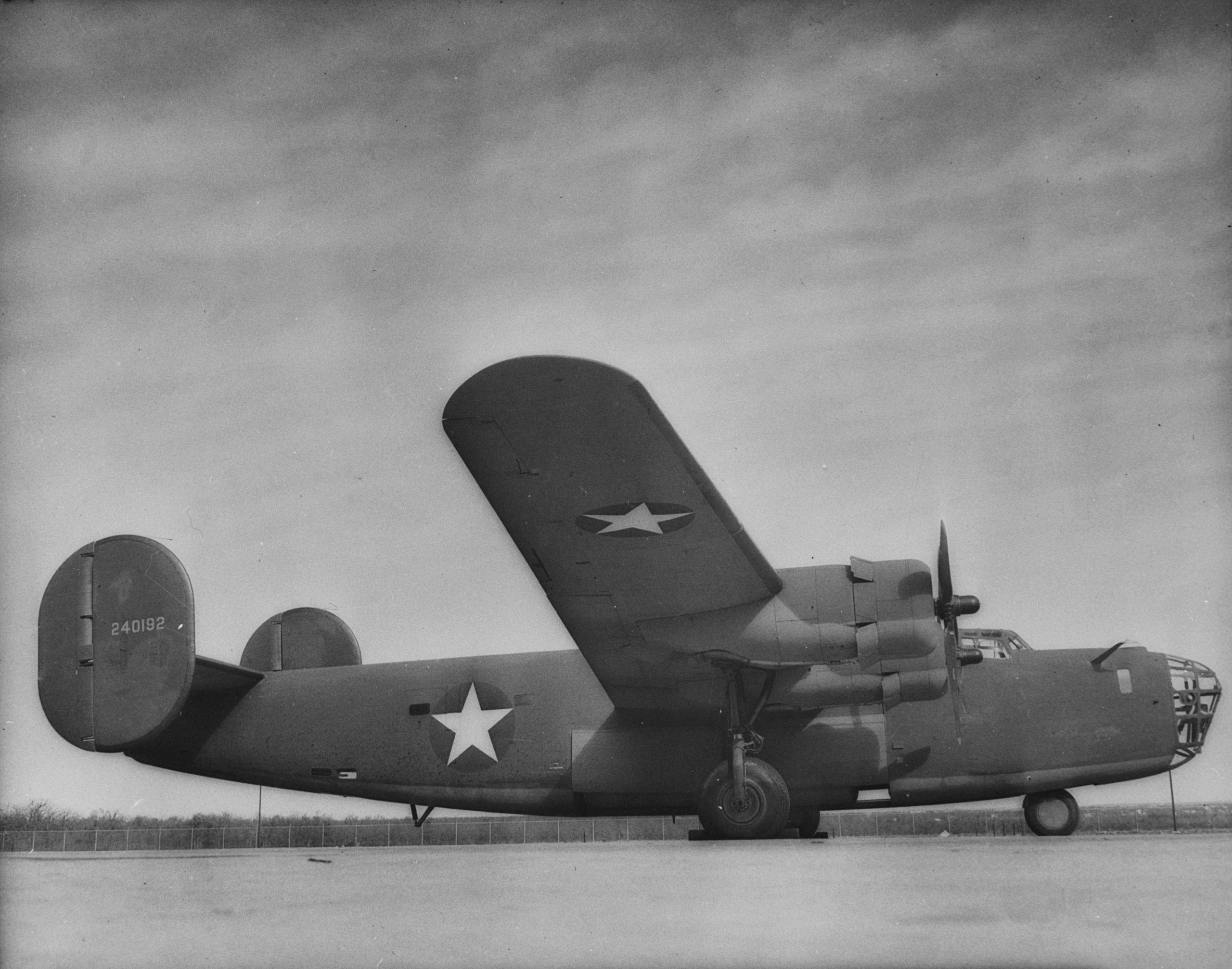 American bomber B-24 Liberator
