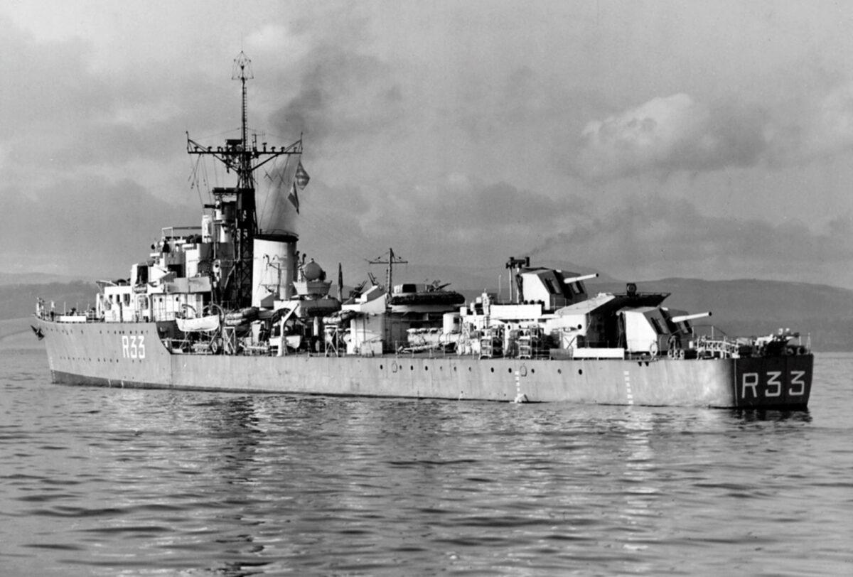 British destroyer Terpsichore