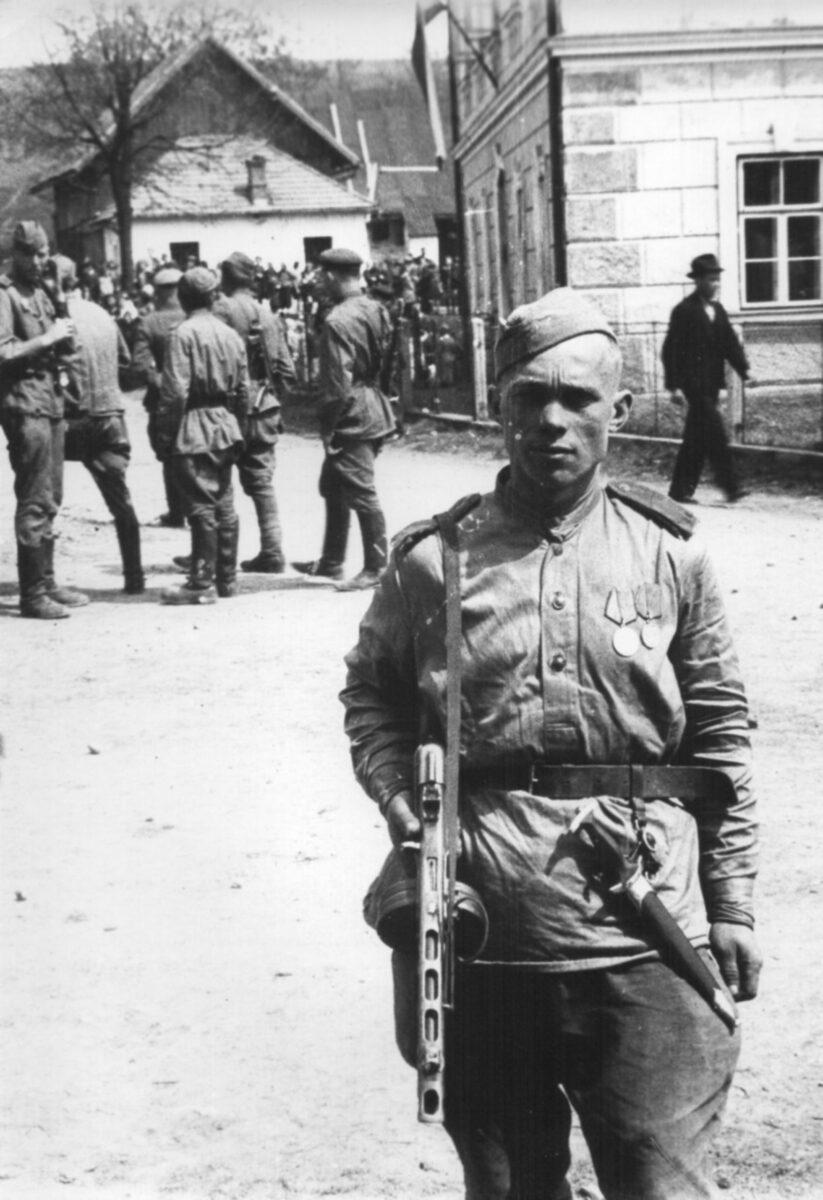 A Soviet soldier
