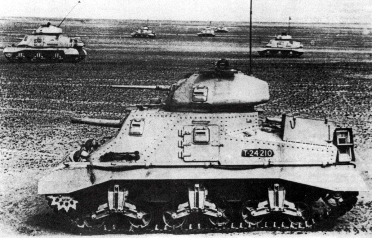 M3 General Lee medium tanks