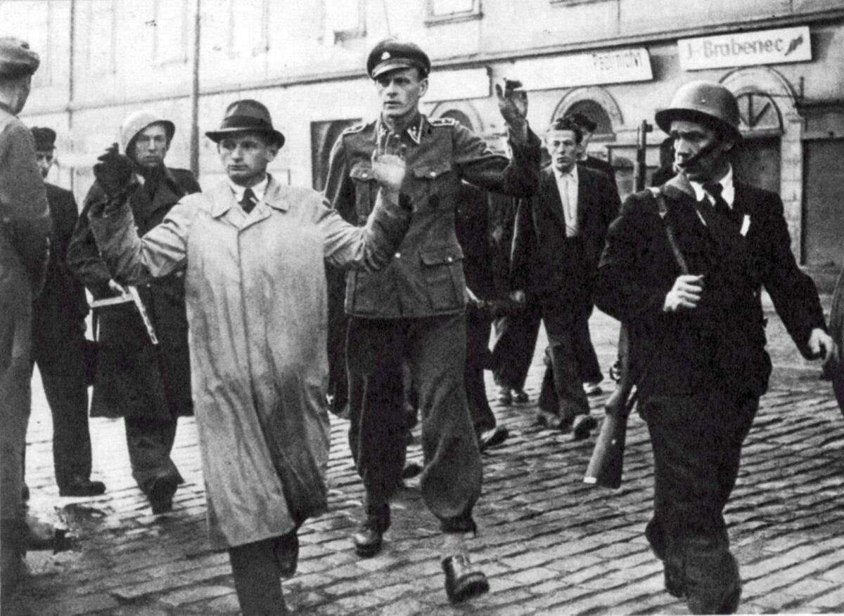 Armed Prague workers