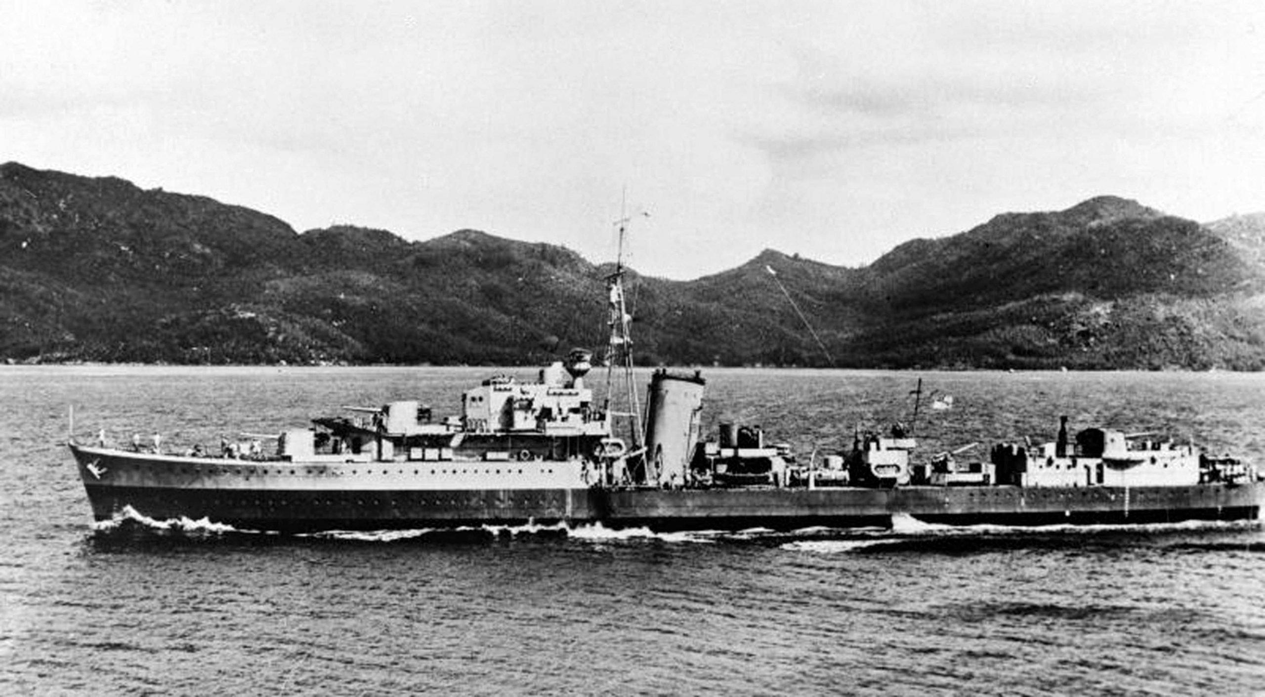 Australian Napier destroyer