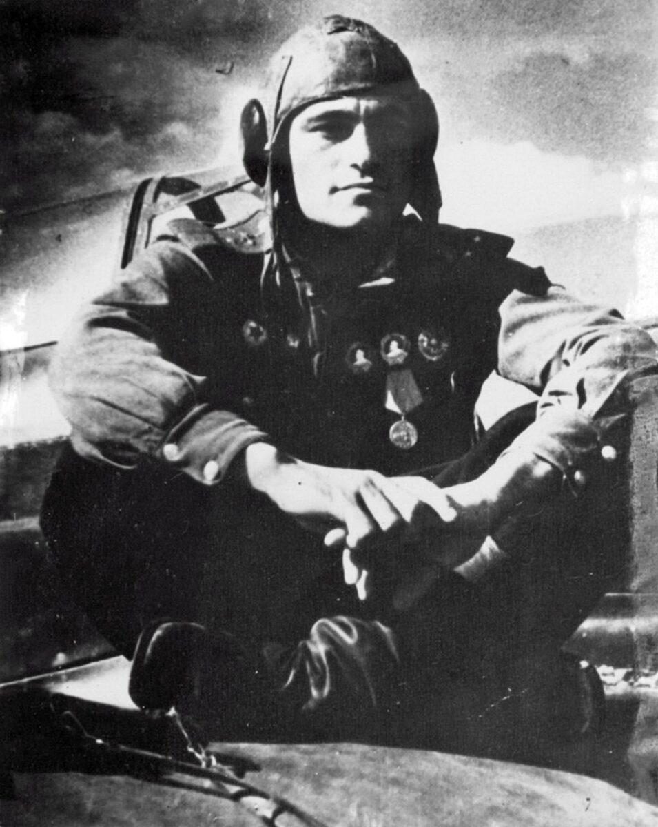 Soviet fighter pilot Amet-khan Sultan