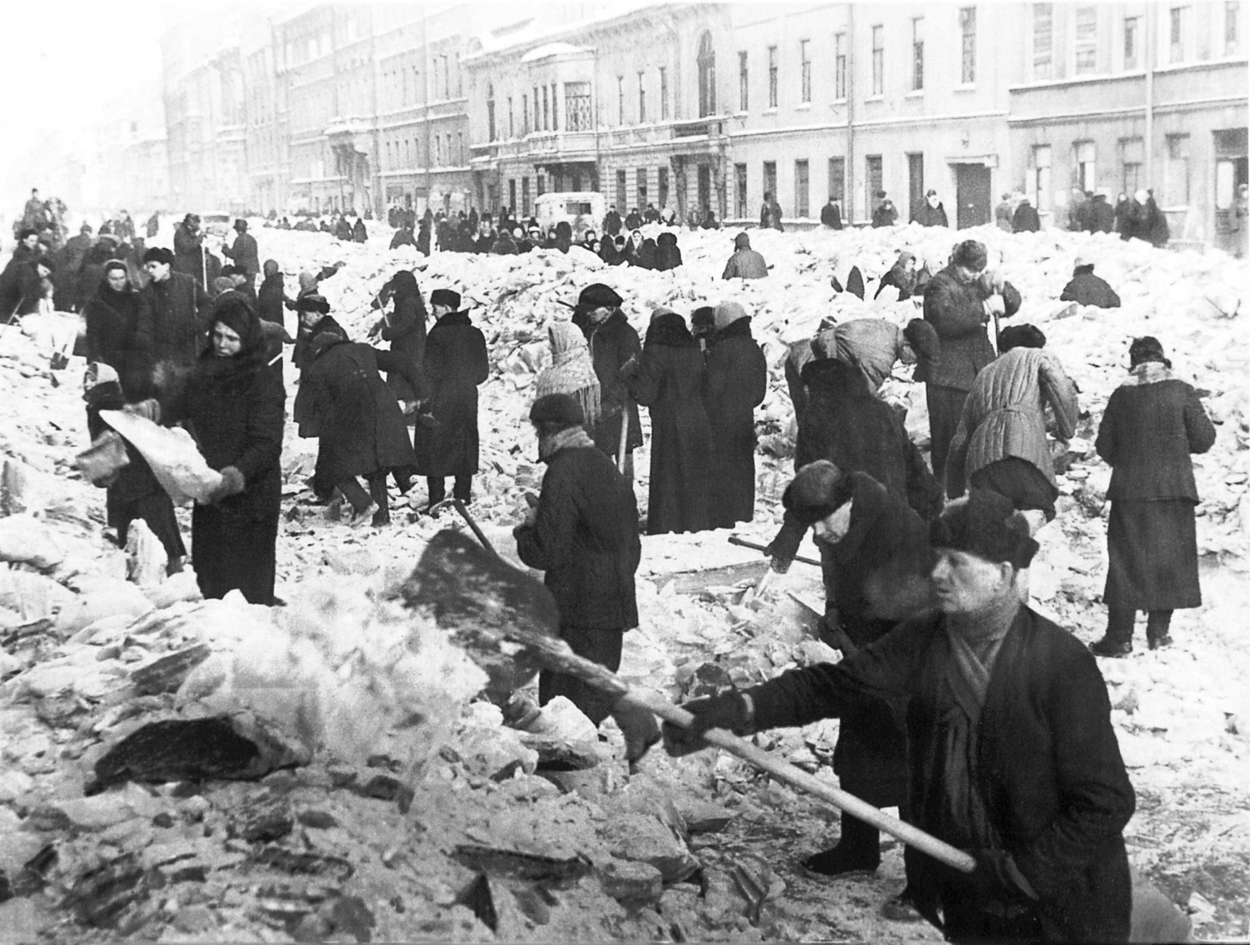 Время блокады городов. Ленинградская блокада 1941.