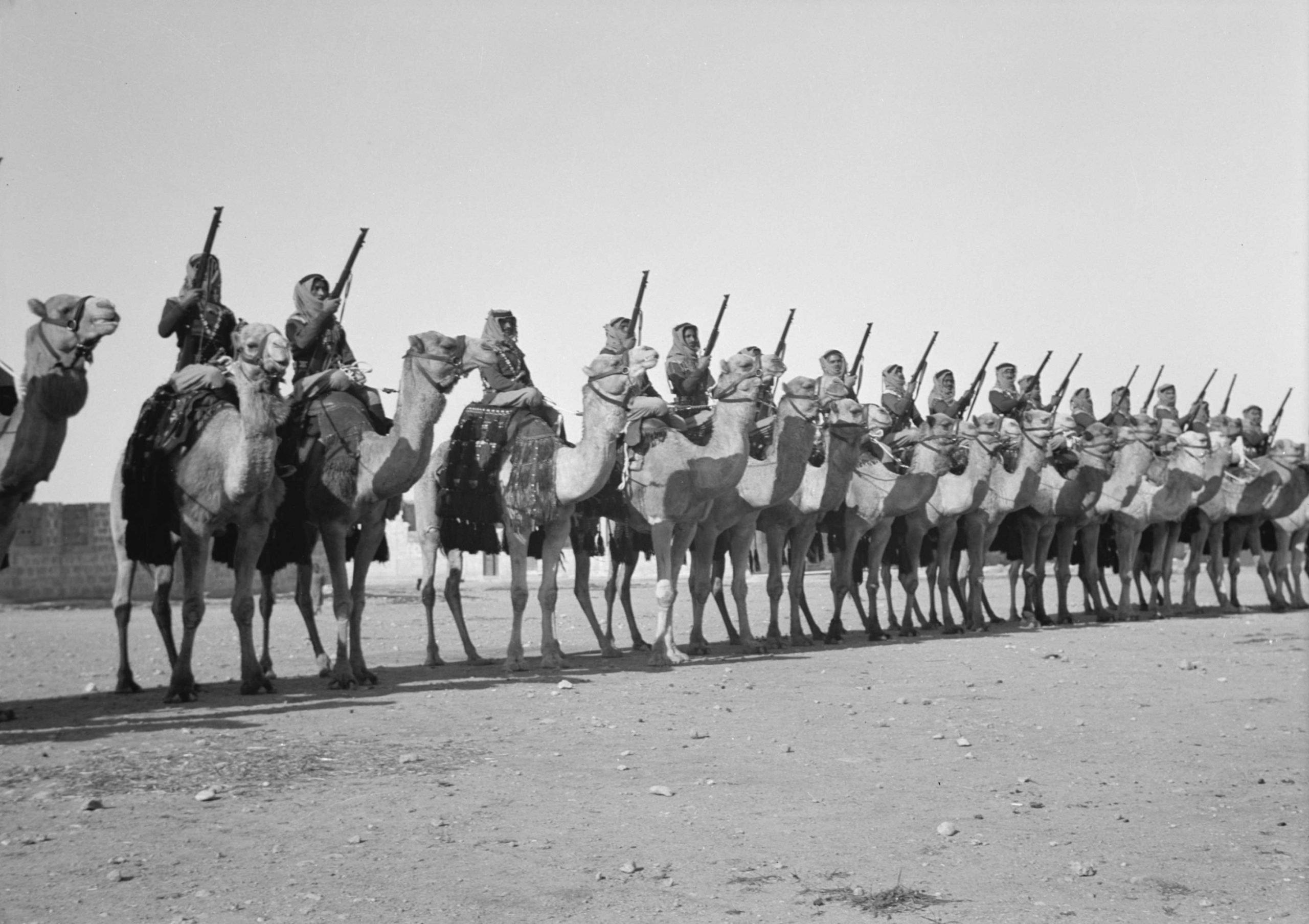 Arab soldiers from the British army