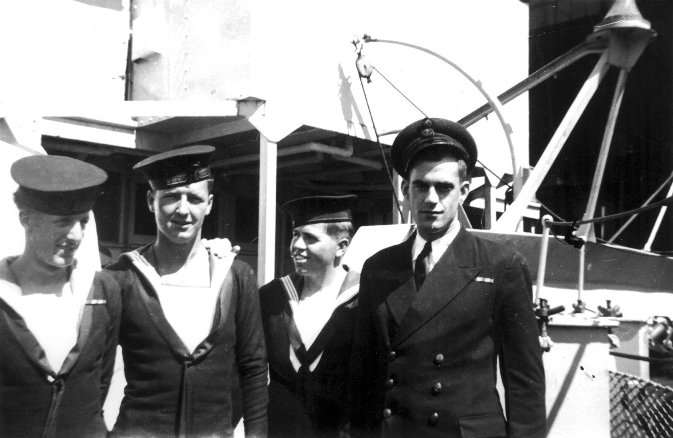 Crew of a Canadian Quesnel corvette