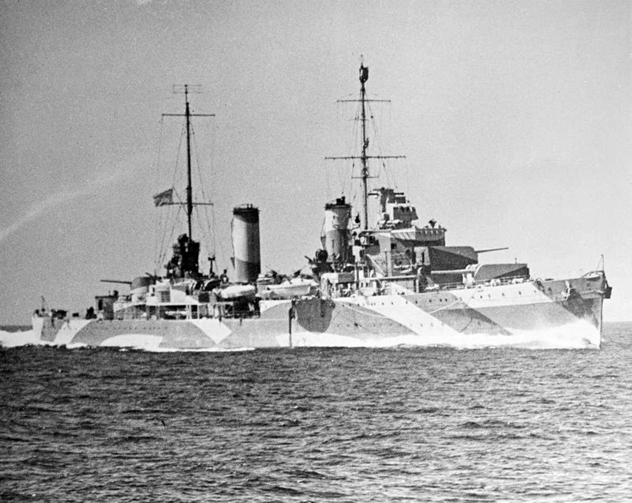 Australian Perth light cruiser