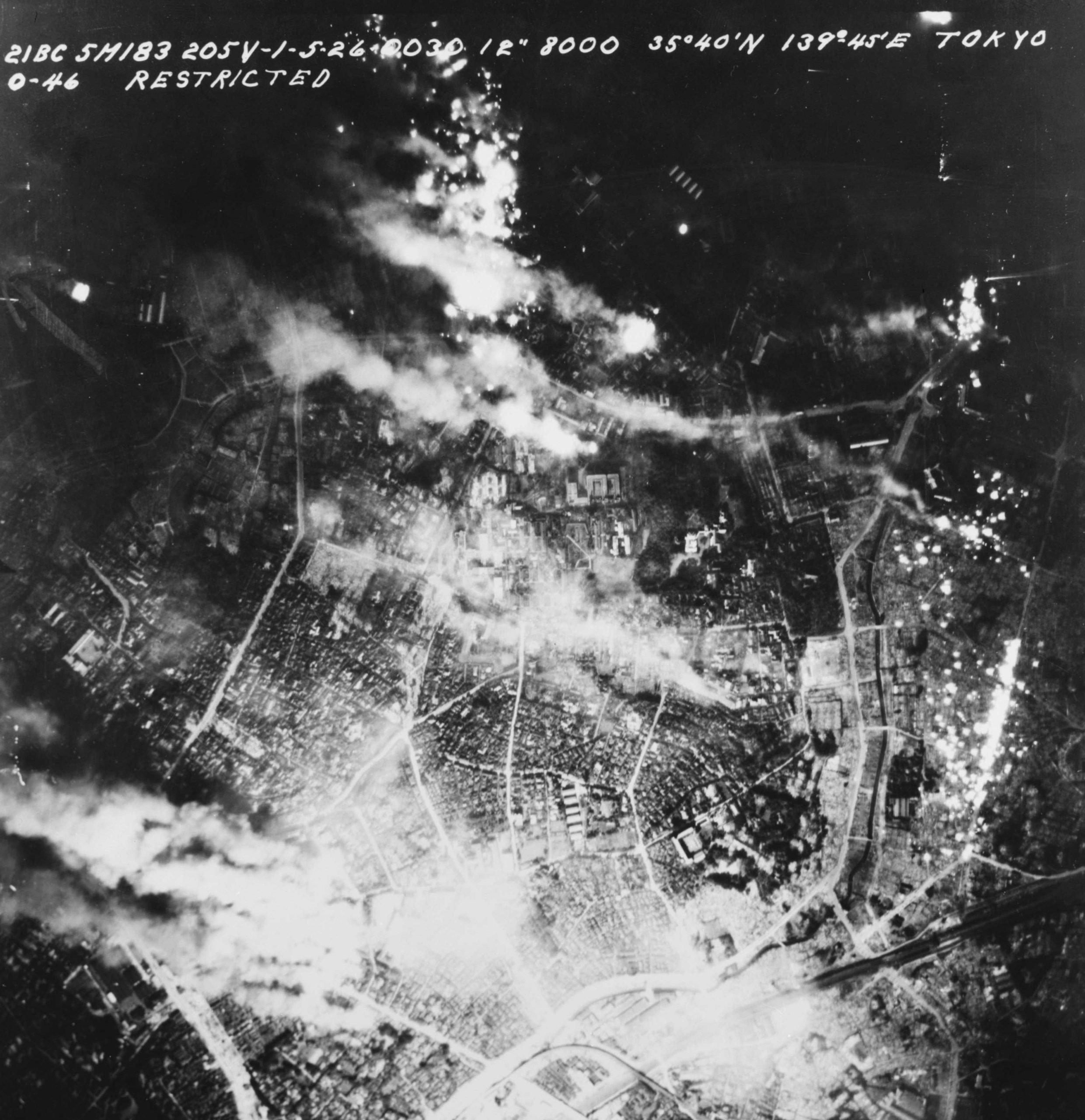 Tokyo night bombing