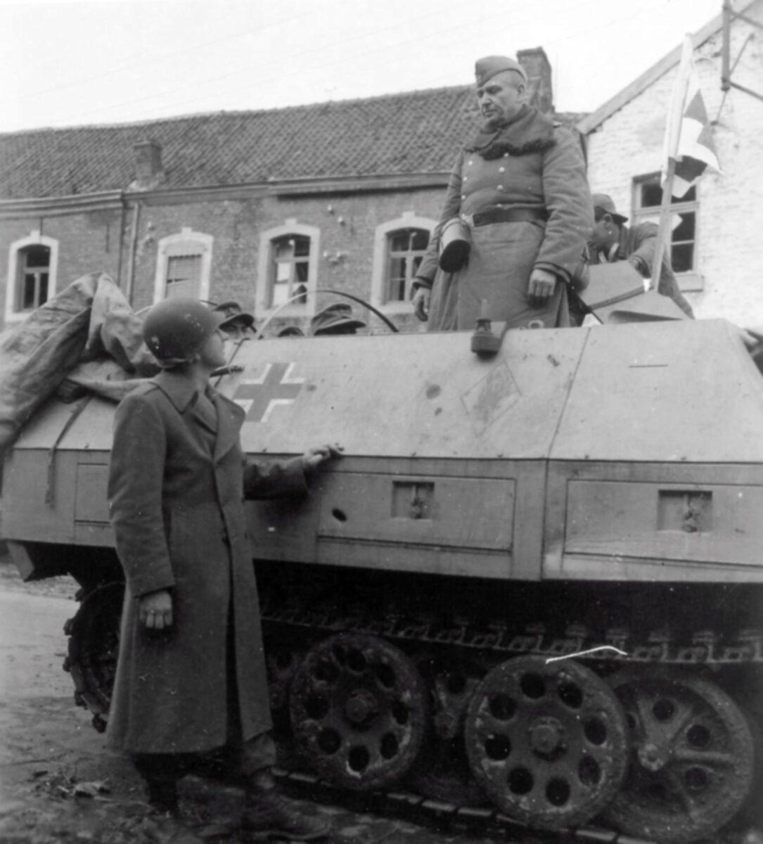 Captured German soldiers