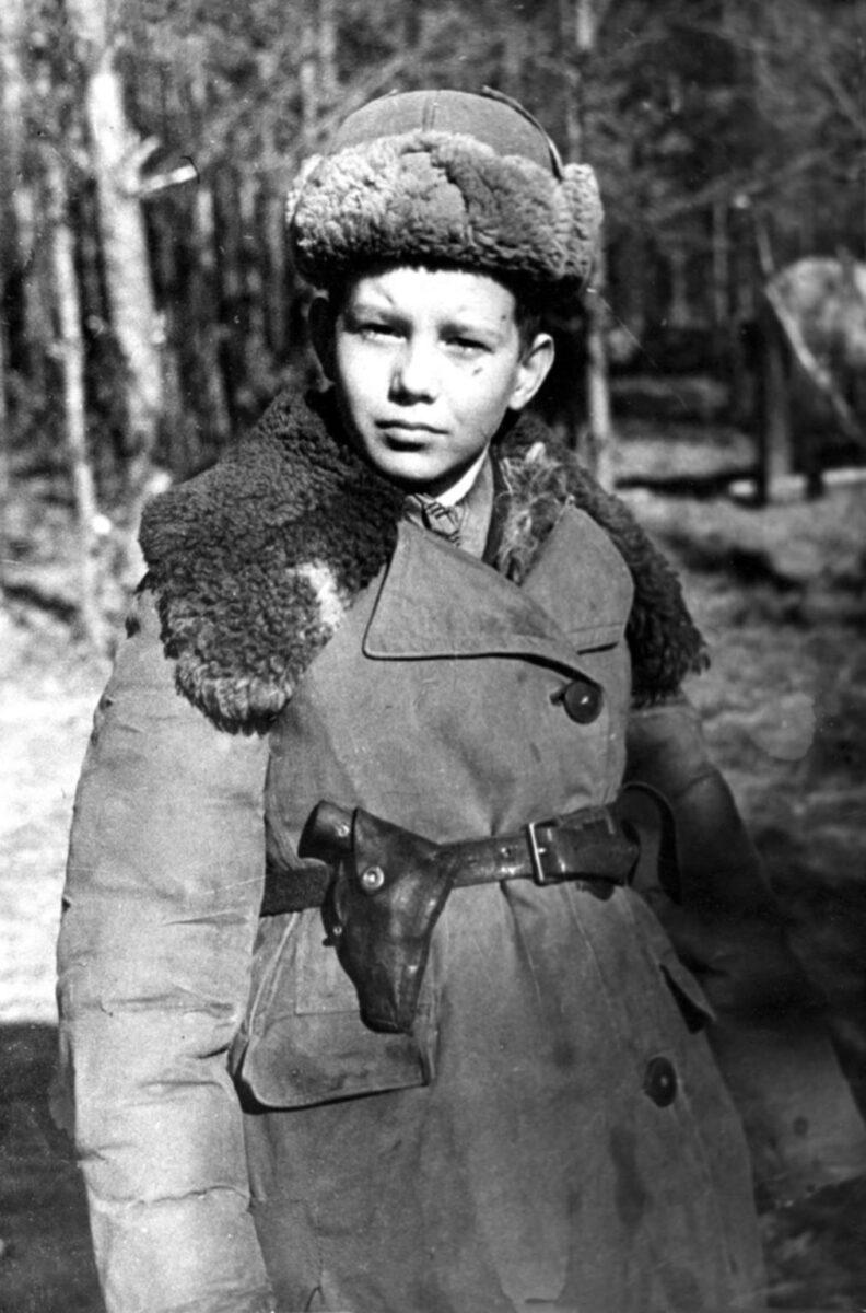 Young Soviet partisan Volodya Bebekh