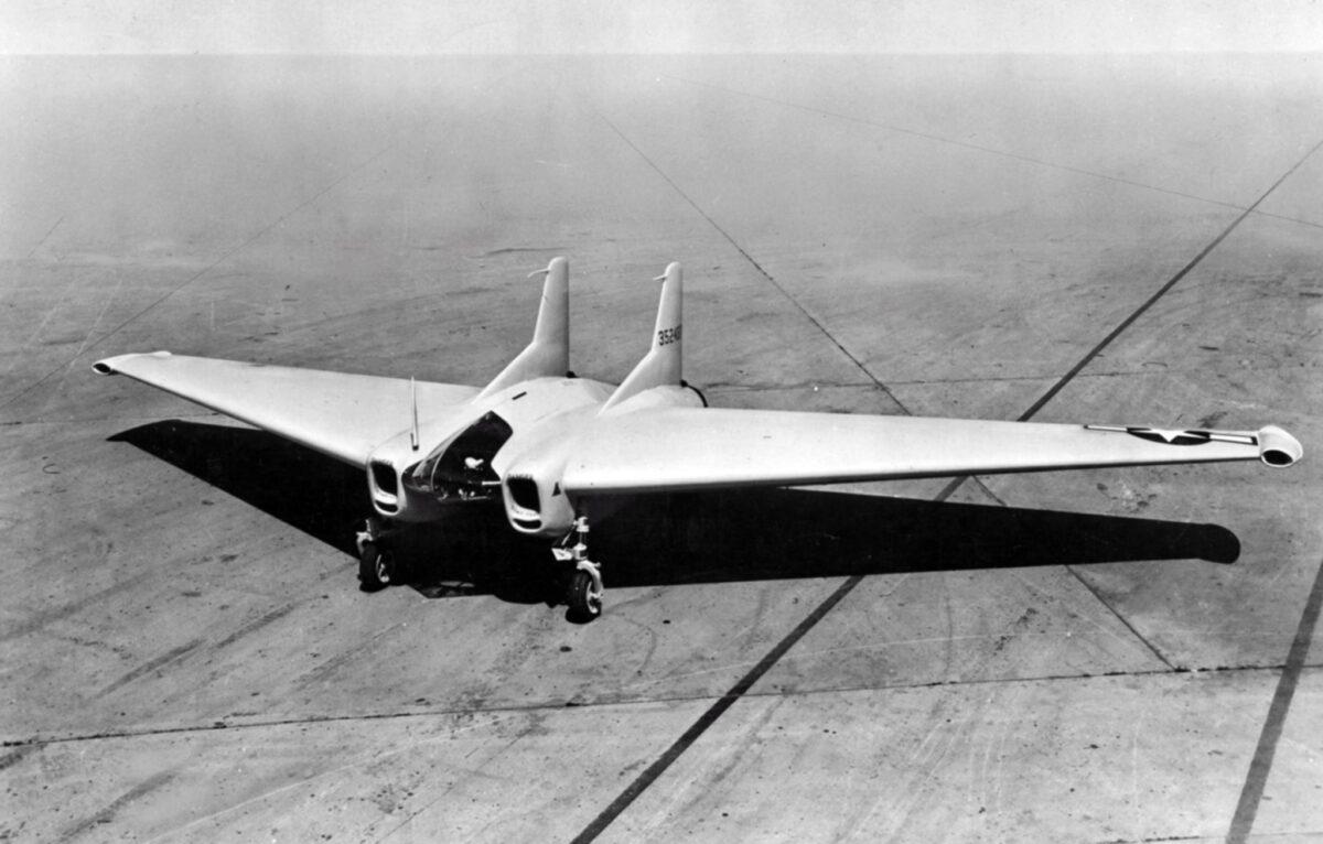 American experimental Northrop XP-79B jet fighter