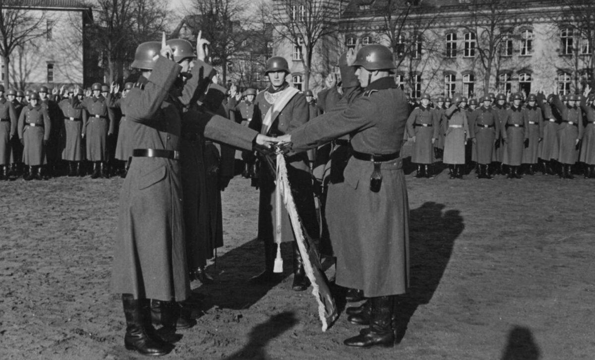 The oath of allegiance by German soldiers