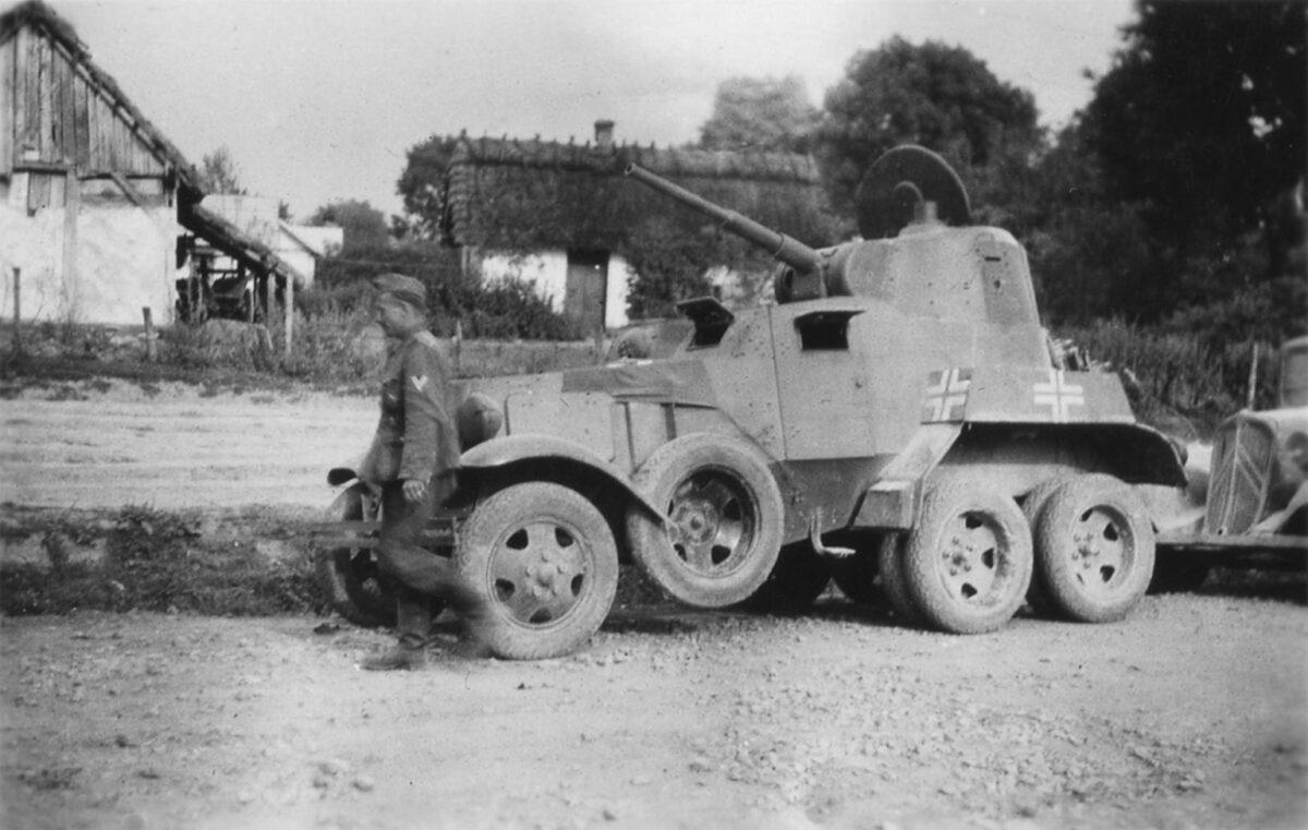 BA-10M, the Captured Soviet armored car in the service of the Wehrmacht