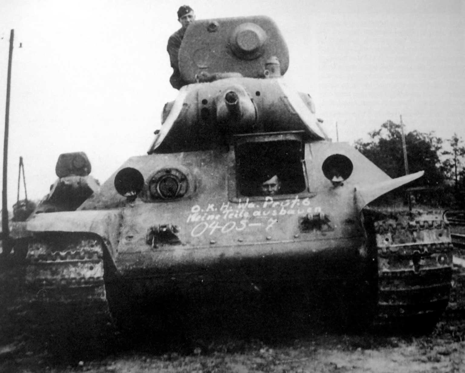 Captured T-34