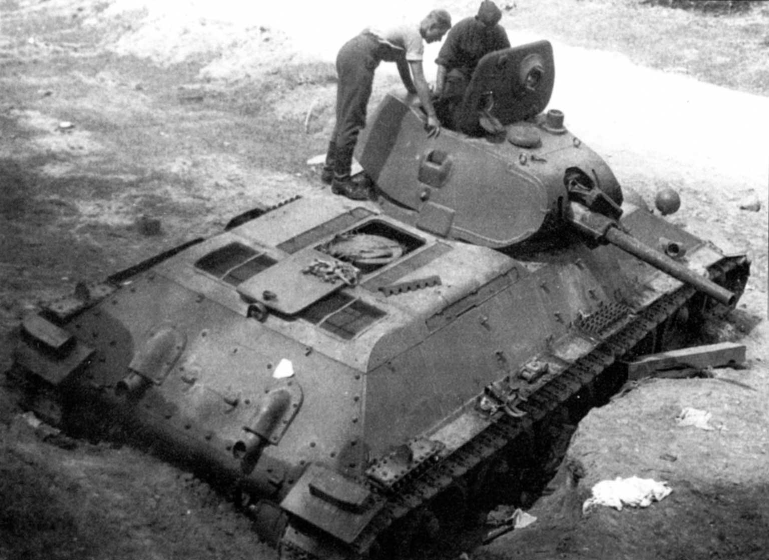 T-34 abandoned