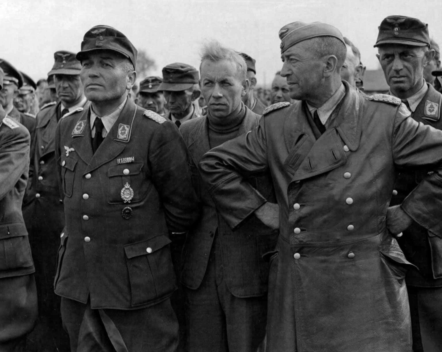 Captured Luftwaffe officers