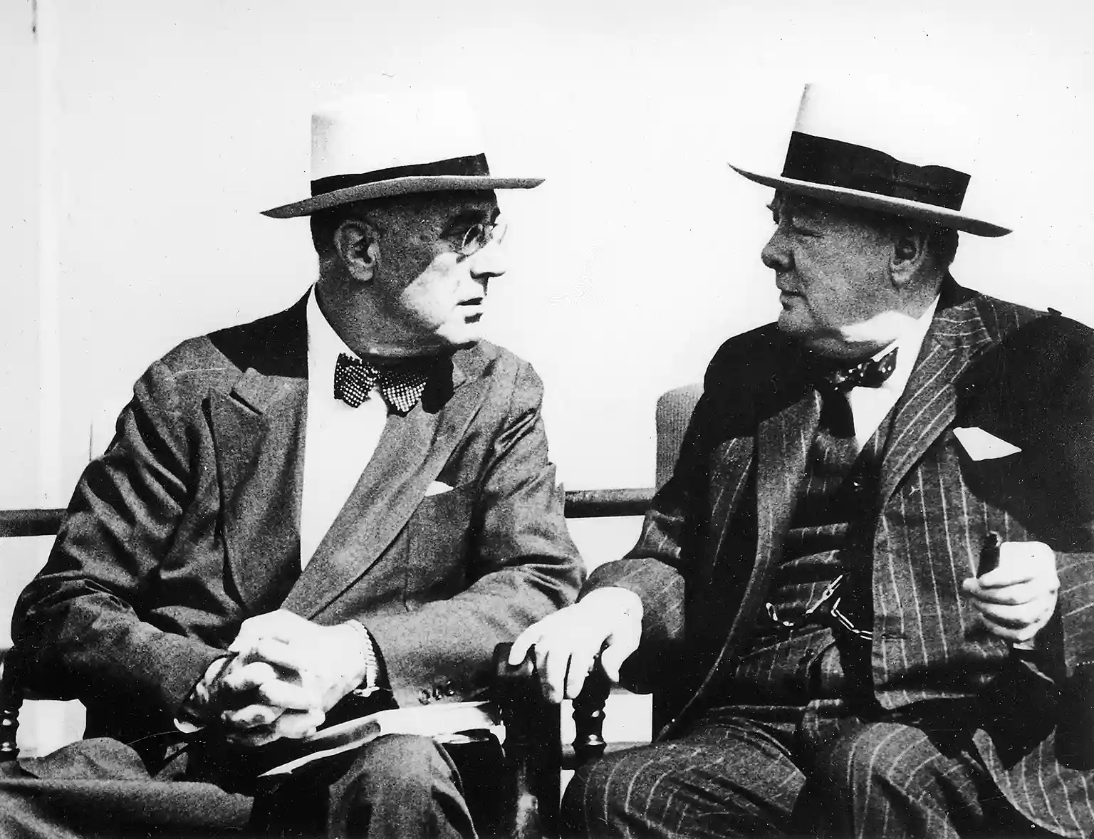 Winston Churchill and Franklin Roosevelt